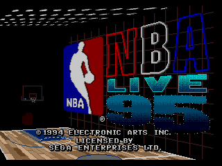 Заставка игры NBA Live 95